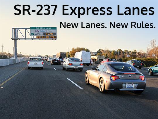 Changes in the SR-237 Express Lanes