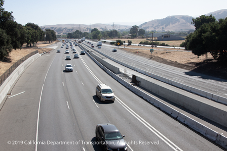 Carriles de la I-680 Sunol que serán únicamente para el uso de vehículos compartidos